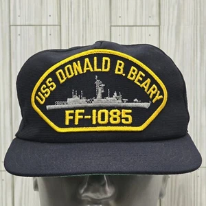 Cappello unisex berretto baseball USS Donald B. Beary FF-1085 regolabile snapback milizia - Foto 1 di 7