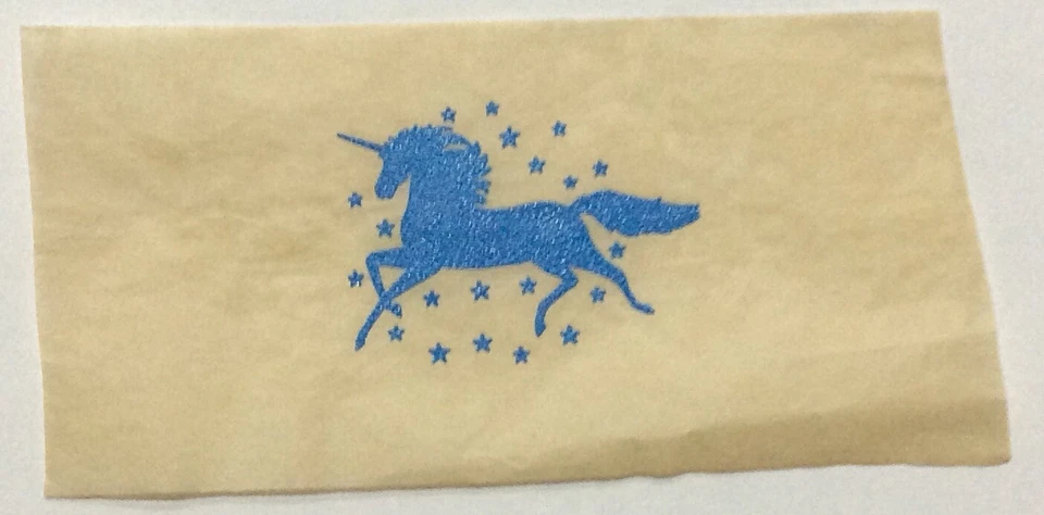 Original Vintage Unicorn Mini Iron On Transfer - Image 1 of 1
