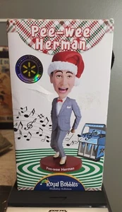 Royal Bobbles Holiday Edition Pee Wee Herman Christmas Bobblehead NEU Exclusive - Bild 1 von 13