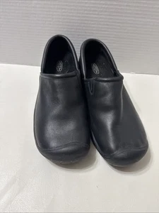 Keen Utility PTC Damenschuhe Größe 8 schwarz Leder Slipper Clogs 1006987 Waterpr - Bild 1 von 12