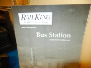 MTH TRAIN ANLEITUNGSHEFT - RAILKING BUS STATION BETREIBERHANDBUCH - M33 - Bild 1 von 2