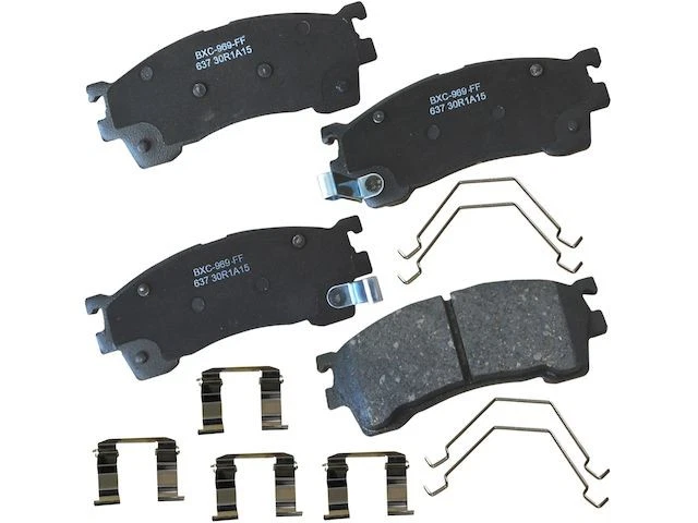 Juego de pastillas de freno delanteras para 94-02 Ford Mazda Probe 626 MX6 Protege 2,0 L 4 cilindros NF98Q6 Foto 1 de 1