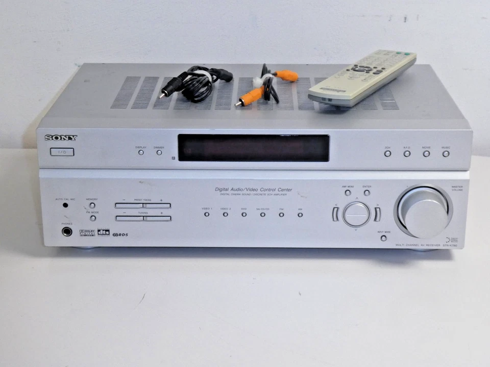Sony STR-K780 5.1 Multi Channel AV-Receiver in Silber inkl. FB, 2 Jahre Garantie - Bild 1 von 4