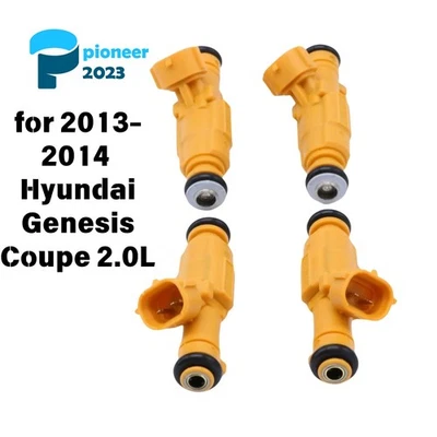 Juego de 4 inyectores de combustible de gas 35310-2C200 para 13-14 Hyundai Genesis Coupe 2,0 L L4 Foto 1 de 4