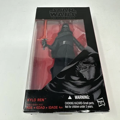 星球大战黑色系列 Kylo Ren #03 原力觉醒 6 英寸人偶孩之宝 — 第 1/4 张图片
