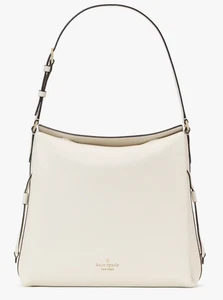 Kate Spade Dumpling große Schultertasche Pergament weiß Leder KL013 neu mit Etikett $ 479 - Bild 1 von 6