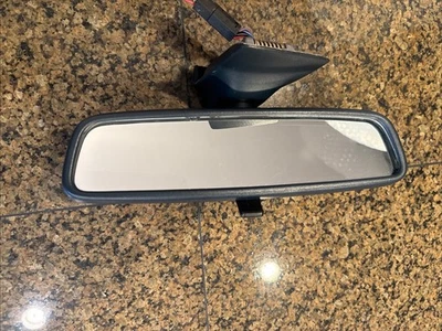 1990-92 Mercedes R129 Inside Rear View Mirror Power Adjust Manual Dimming BLUE - Image 1 of 4