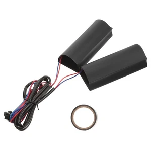  Motorbike Grips Cover Handlebar Warmer Sleeves Motorcycle Heated - Foto 1 di 12