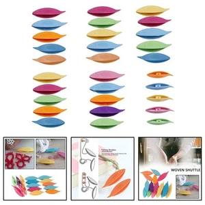 Elegante e pratico set di attrezzi per tessitura a navetta in vari colori misti 5 pezzi - Foto 1 di 25