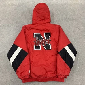 Vintage 90s NCAA Starter Nebraska Huskers Zip Jacket Sz XL - Picture 1 of 6