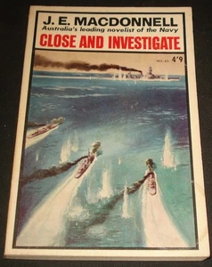 CLOSE & INVESTIGATE BY J E MACDONNELL HORWITZ #65 1965 WW2 NAVAL ACTION PULP - Picture 1 of 2