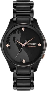 Reloj Pulsera Citizen Eco-Drive Mujer Negro Mistress Of All Evil Disney EM0595-51W - Imagen 1 de 4