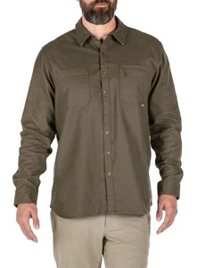 5.11 Tactical Series Men’s Hawthorn Long Sleeve Button Up Ranger Green Large NWT - Picture 1 of 4