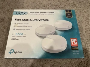 TP-Link Deco M5 Router AC1300 Whole Home Mesh Wi-Fi 3 Unit Sealed - Afbeelding 1 van 6