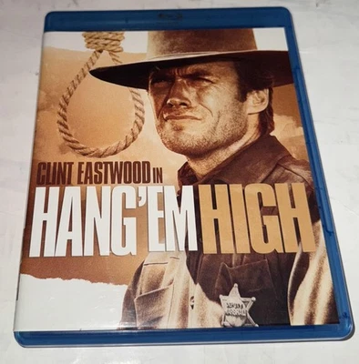 Hang 'Em High Blu-ray Disc Clint Eastwood Western Movie 1968 PG-13 Region A - Imagem 1 de 3