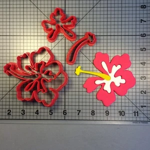 Hibiskusblüte 266-A687 Ausstecher Set - Bild 1 von 2