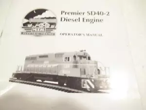 MTH TRAINS PREMIER SD40-2 DIESEL WITH PROTO 2 NSTRUCTIONS- EXC.- H12 - Picture 1 of 1