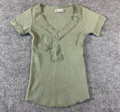 Renaissance Adult Women Size Medium Short Sleeve Top Shirt Foto 1 de 4