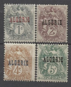 No: 130384 - FRANCE - LOT OF 4 OLD STAMPS w. OVERPRINTS "ALGERIE" - MNH!! - Picture 1 of 1
