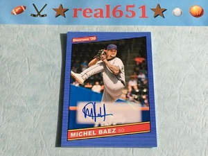 Donruss Retro 1986 #86S-MB automático Michel Baez | autógrafo de los Padres de San Diego - Imagen 1 de 6