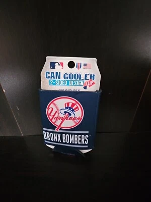 New York Yankees Slogan Design MLB Can Cooler 12oz Bronx Bomber Koozie Tr8#3 - Image 1 of 4