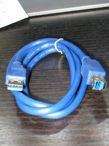 Câble imprimante 1M USB 3.0 A mâle vers B mâle boîtier disque dur hub USB - Photo 1 sur 6