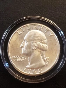 1960 D Silber Washington Viertel Stempelglanz - Bild 1 von 2