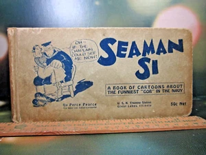 Seaman Si Cartoons About NAVY Perce Pearce GOBS USN Training Great Lakes 1918 - Picture 1 of 11