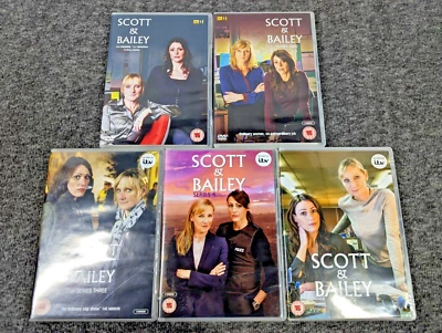 Scott & Bailey Complete Series 1-5 DVD 9-Disc Set - Regions 2 & 4 - EUC - Image 1 of 4