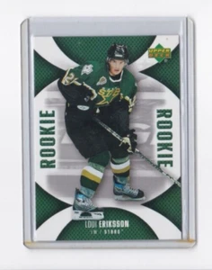 LOUI ERIKSSON 2006-07 UPPER DECK MINI JERSEY HOCKEY ROOKIE CARD-SHIPS FREE - Picture 1 of 24