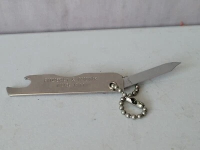 P•Navaja de Bolsillo y Abridor Publicidad Vintage B&B St Paul MN "Articulación de Níquel" Foto 1 de 4