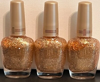 Milani Nail Lacquer  #32A Golden Romance Lot of 3 New Free Shipping - Image 1 of 2