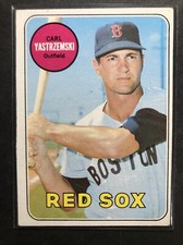 Carl Yastrzemski 1969 Topps Vintage Baseball Card #130 NICE!! RED SOX HOF