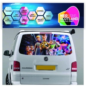 Tailgate wrap for VW Volkswagen Transporter T5 T6 Air Release Vinyl TRANS011 - Picture 1 of 1