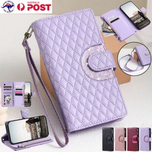 For Samsung A05 A15 A35 A55 A14 A23 A33 A53 A72 Strap Leather Wallet Case Cover - Picture 1 of 67