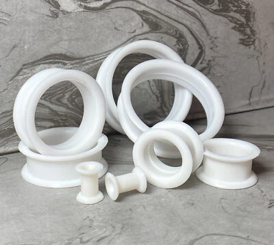 PAR de tapones para túneles de silicona suave para los oídos - ¡elige entre 10 colores hasta un tamaño de 50 mm! Foto 1 de 2