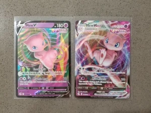 Fusion Strike Mew VMax 114/264 & Mew V 113/264 Pokemon Cards - Picture 1 of 1