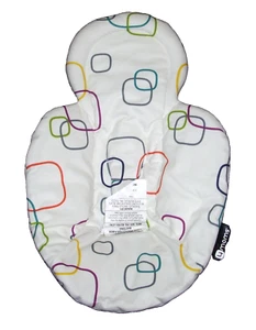 4moms Newborn Reversible Plush Insert Pad Multi Color Squares Reversible - Picture 1 of 2