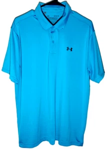 Under Armour Poloshirt | Blau Polyester Athletic Performance | Herren Large - Bild 1 von 7
