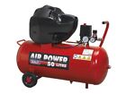 Sealey Compressor 50 Litres V-Twin Belt Drive 3hp Oil Free With Handle SAC05030F