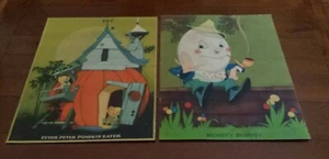 🌟 2 Vintage 1938 Prints Humpty Dumpty Peter Pumpkin Eater Vernon Grant Kellogg Set - Bild 1 von 11