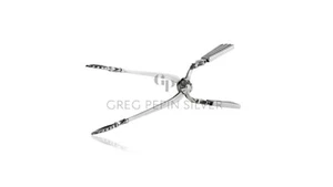 VINTAGE GEORG JENSEN BERNADOTTE SUGAR TONGS 174 - Picture 1 of 5