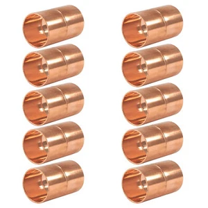 Appli Parts AP-A034B10 3/4 in Wrot Copper Coupling fitting CxC Sweat connections - Picture 1 of 7