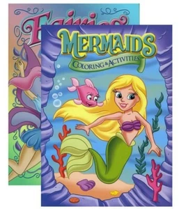 Fairies/Mermaids Coloring & Activity Book - Picture 1 of 1