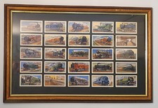 Cigarette Card Framed  Set of GLENGETTIE TEA History Of The Railways (25) 