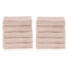 etérea 10 tlg Set Carli Taupe 100x150 cm Badetuch