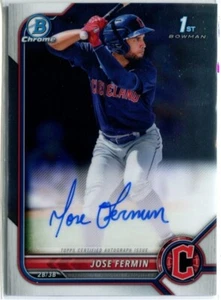 JOSE FERMIN 2022 Bowman Chrome Prospect AUTO Guardians  - Picture 1 of 1