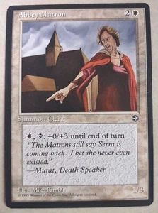 Magic The Gathering MTG "ABBEY MATRON" Homelands Regular Common FREE SHIPPING! - Picture 1 of 2