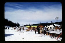 People at a Ski Resort in the early 1950's, Kodachrome 35mm Slide aa 7-23a