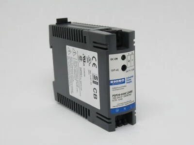 Rhino PSP24-024C Switching Power Supply 24VDC 1A 24W USED - Image 1 of 4
